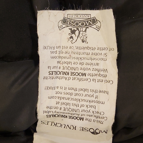 Moose Knuckles bomber jacket, size youth L or women's XS/S, black - Picture 7 of 11